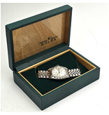 Rolex Datejust 36 steel - white gold silver pie pan / wide boy Jubilee 1969 + box