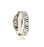 Rolex Day-Date 36 white gold silver President 1981 B+P | NEW ROLEX SERVICE