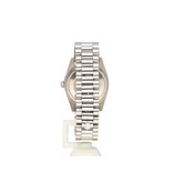 Rolex Day-Date 36 white gold silver President 1981 B+P | NEW ROLEX SERVICE