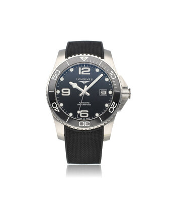 Longines Hydroconquest Hydroconquest 41 steel ceramic rubber black dial 2019 B+P