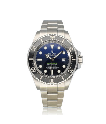 Rolex Sea-Dweller Deepsea  44 steel deep blue James Cameron 2016 B+P | NEW ROLEX SERVICE