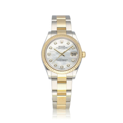 Datejust 31 steel - gold MOP diamond Oyster 2024 box + papers