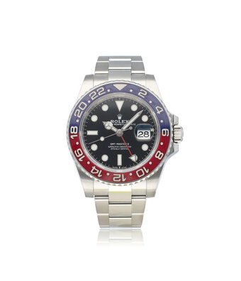 Rolex GMT-Master II 40 steel Pepsi blue - red ceramic Oyster