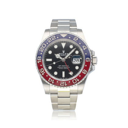 GMT-Master II 40 steel Pepsi blue - red ceramic Oyster