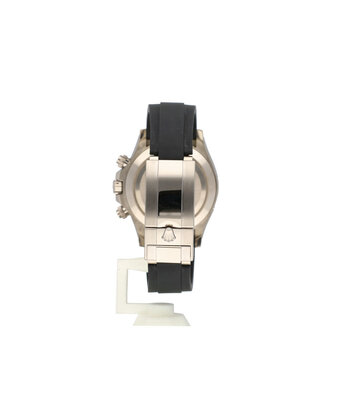 Rolex Daytona  40 white gold steel dial / grey / slate / ghost ceramic Oysterflex - rubber