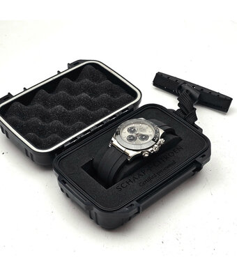 Rolex Daytona  40 white gold steel dial / grey / slate / ghost ceramic Oysterflex - rubber