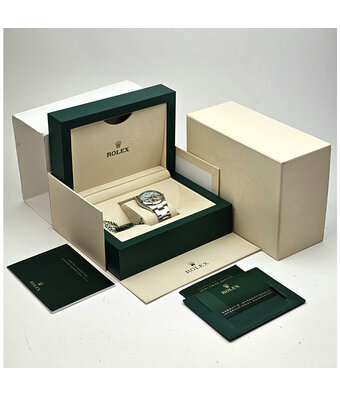Rolex Oyster Perpetual 36 steel celebration / tiffany / bubbles 2023 box + papers