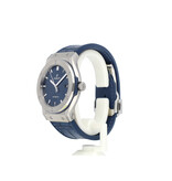 Hublot Classic Fusion Titanium Blue 42 titanium blue alligator - rubber 2019 box + papers