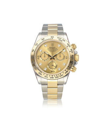 Rolex Daytona  40 steel - gold champagne diamond Oyster