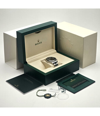 Rolex Daytona  40 steel black ceramic 2024 box + papers