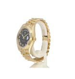 Rolex Day-Date II 41 yellow gold black President 2014 B+P | NEW ROLEX SERVICE