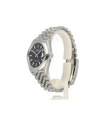 Rolex Datejust 36 steel black domed Jubilee 2022 box + papers