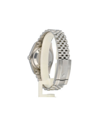 Rolex Datejust 36 steel black domed Jubilee 2022 box + papers