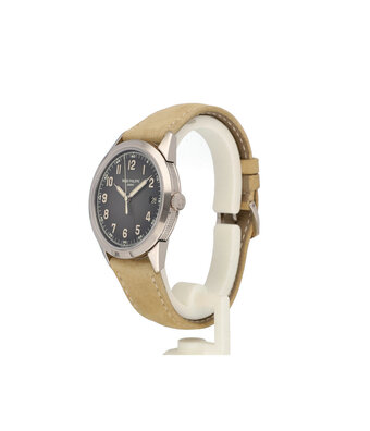 Patek Philippe Calatrava Date 40 white gold charcoal grey / black 2022 box + papers