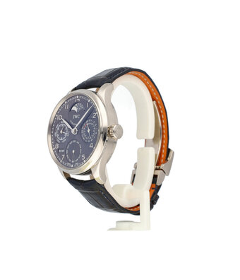 IWC Portugieser Perpetual Calendar 44 white gold grey - slate 2012 box + papers