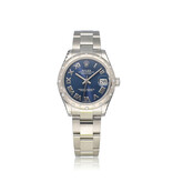 Rolex Datejust 31 steel blue roman factory diamond Oyster 2021 box + papers