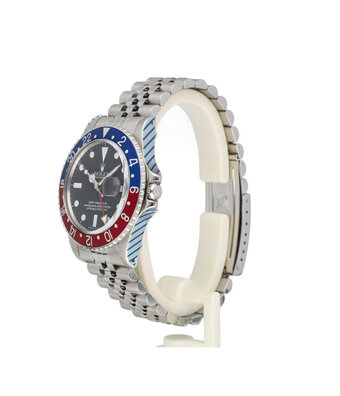 Rolex GMT-Master II 40 steel Pepsi Jubilee matte 1983 + papers | NEW ROLEX SERVICE