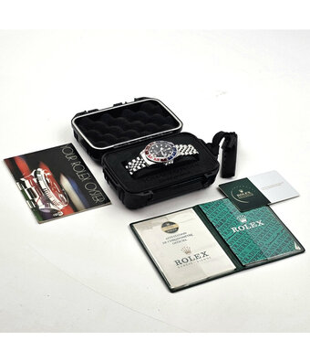 Rolex GMT-Master II 40 steel Pepsi Jubilee matte 1983 + papers | NEW ROLEX SERVICE