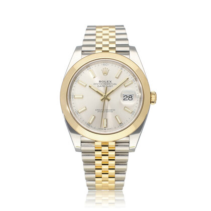 Datejust 41 steel - yellow gold silver Jubilee 2023 box + papers