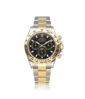 Rolex Daytona  40 steel - yellow gold black 2019 B+P | NEW ROLEX SERVICE