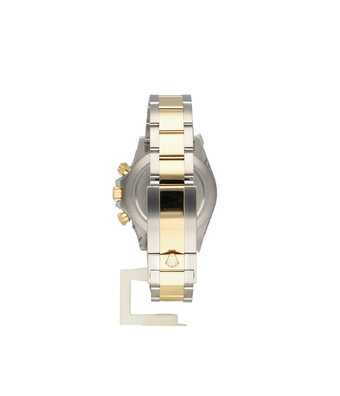 Rolex Daytona  40 steel - yellow gold black 2019 B+P | NEW ROLEX SERVICE