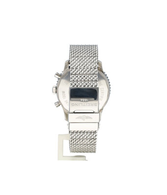 Breitling Chronoliner  46 steel black mesh 2016 box + papers