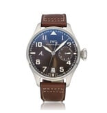 IWC Big Pilot's Watch Saint Exupery 46 steel brown / choco Limited 2010 box + papers