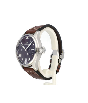 IWC Big Pilot's Watch Saint Exupery 46 steel brown / choco Limited 2010 box + papers