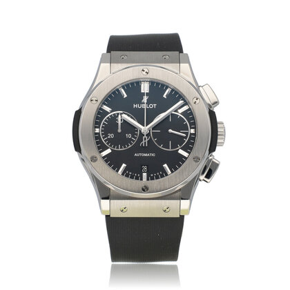Classic Fusion Chronograph 45 steel black 2024 box + papers