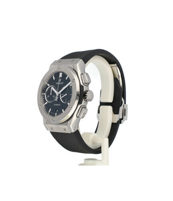 Hublot Classic Fusion Chronograph 45 steel black 2024 box + papers