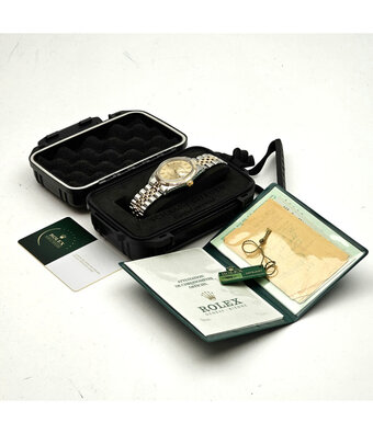 Rolex Datejust 36 steel - gold pie-pan Jubilee 1973 + papers | NEW ROLEX SERVICE