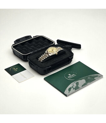 Rolex Datejust 36 steel gold champagne Jubilee - 1984 | NEW ROLEX SERVICE