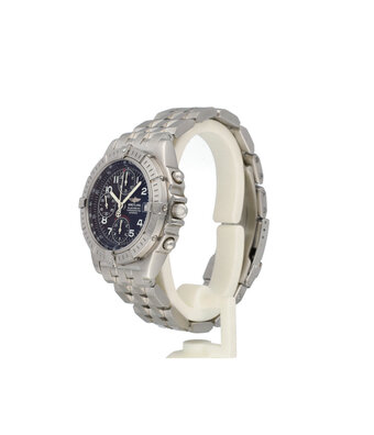 Breitling Chronomat Blackbird 40 steel black 2003 box + papers