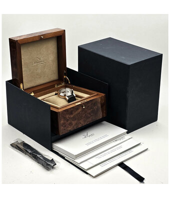 Breguet Marine Chronograph 42 rose gold grey / slate rubber 2021 box + papers