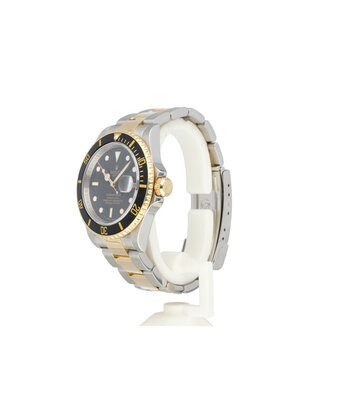 Rolex Submariner Date 40 steel - gold black 2009 + papers | ONE OF THE LAST