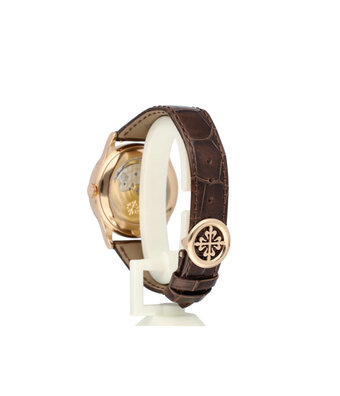 Patek Philippe Complications Annual Calendar 39 rose gold from 2016 B+P | NEW PATEK SERVICE