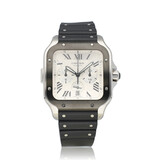 Cartier Santos de Cartier Chronograph  2023 B+P | NEW CARTIER SERVICE