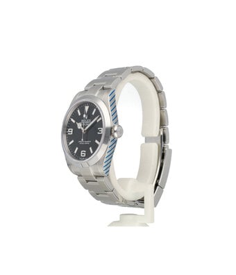 Rolex Explorer  40 steel black domed Oyster 2024 box + papers