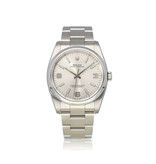 Rolex Oyster Perpetual  steel silver 2008 box + papers | NEW ROLEX SERVICE