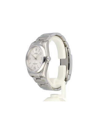 Rolex Oyster Perpetual  steel silver 2008 box + papers | NEW ROLEX SERVICE