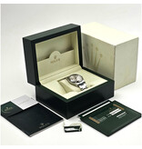 Rolex Oyster Perpetual  steel silver 2008 box + papers | NEW ROLEX SERVICE