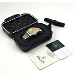 Rolex Datejust 36 steel - gold champagne diamond Jubilee 1995 + papers | NEW ROLEX SERVICE