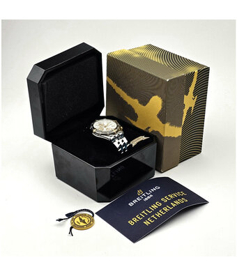 Breitling Chronomat Crosswind Racing 43 steel - yellow gold white roman + box | NEW BREITLING SERVIC