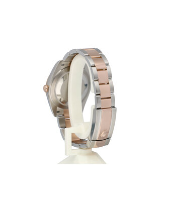 Rolex Datejust 41 steel - rose gold choco Oyster 2018 B+P | NEW ROLEX SERVICE