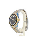 Rolex Submariner Date 40 steel - yellow gold black F-serial 2004 + papers | NEW ROLEX SERVICE