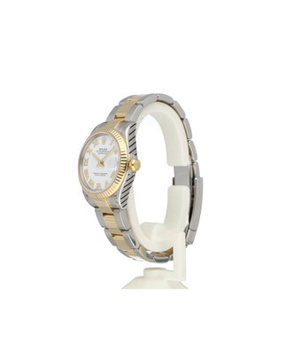 Rolex Datejust 31 steel - yellow gold white roman Oyster 2019 box + papers