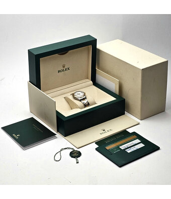 Rolex Datejust 31 steel - yellow gold white roman Oyster 2019 box + papers