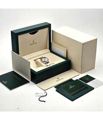 Rolex Oyster Perpetual 31 steel pink - rose - fuchsia sunburst Oyster 2021 B+P | NEW ROLEX SERVI