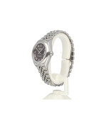 Rolex Lady-Datejust 28 steel dark grey / brown roman domed Jubilee 2024 box + papers