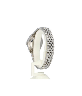 Rolex Lady-Datejust 28 steel dark grey / brown roman domed Jubilee 2024 box + papers